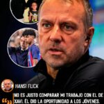 Esto dijo Hansi Flick sobre Xavi Hernández.